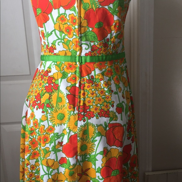 Eva Franco Cotton Strapless Dress. 10 - Picture 6 of 11